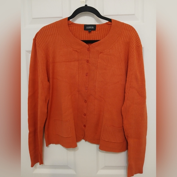 Vintage Lindor Cardigan Sweater - Picture 1 of 11